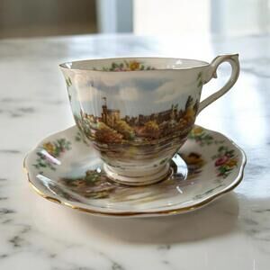 Vintage ROYAL ALBERT Tea Cup And Saucer "Land Of Hope And Glory" Made in England